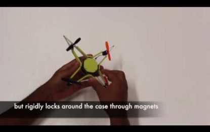 Dron elástico resiste a las más duras caídas [VIDEO]