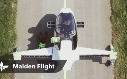 El primer “taxi volador” realiza vuelo exitoso [VIDEO]
