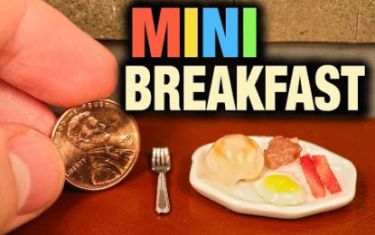 ¿Es este el desayuno más pequeño que se ha hecho? [VIDEO]