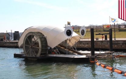 “Mr. Trash Wheel”, el monstruo come basura