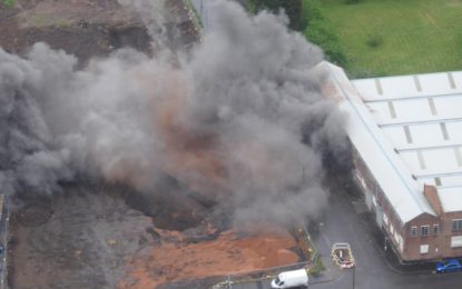 Así detonaron una bomba de la II Guerra Mundial hallada por unos trabajadores