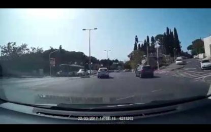 El impactante accidente de un Audi ‘volador’ en Israel