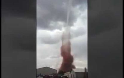 El extraño fenómeno del ‘tornado culebra’ sacude México