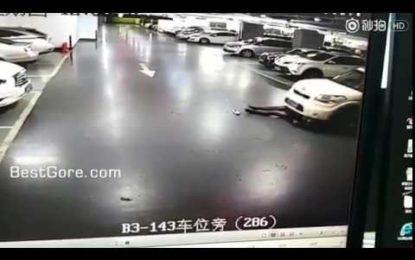 FUERTES IMÁGENES: Atropellada por su propio coche