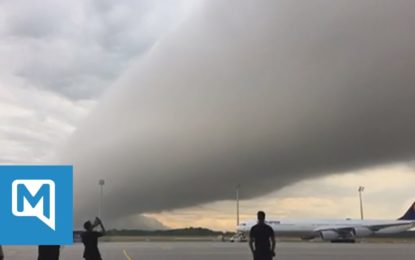Un ‘cilindro apocalíptico’ aparece sobre el aeropuerto de Múnich