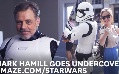 Mark Hamill El Famoso Luke Skywalker se Disfraza de Stormtrooper (Video)