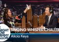 La Famosa Cantante Alicia Keys Jugando Whisper Challenge con Jimmy Fallon Very Funny (Video)