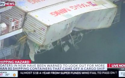 VIDEO: Playas de Australia se cubren de pañales luego de que un buque perdiera 83 contenedores