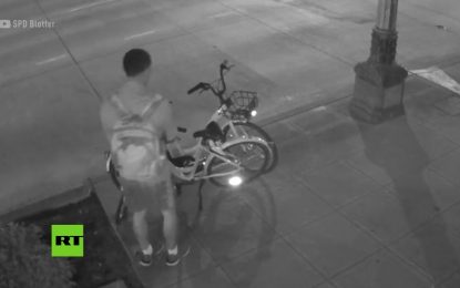 VIDEO: Buscan a ‘asesino en serie’ de bicicletas que pone en peligro la vida de ciclistas en EE.UU.