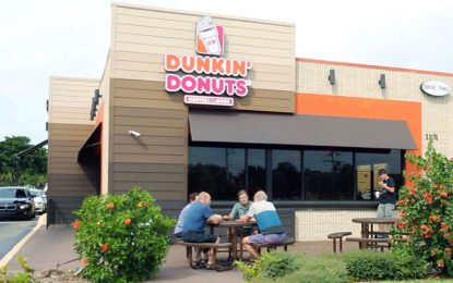 Video de empleado de Dunkin’ Donuts que lanza agua sobre un vagabundo desata protestas