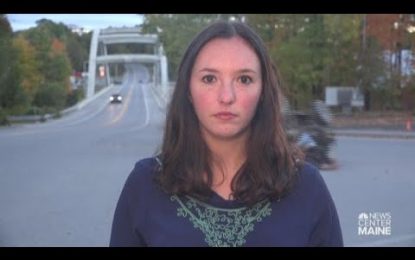 VIDEO: Una caída inesperada en el transcurso de un reportaje