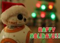 Merry Christmas from Star Wars Droids BB-8 and R2-D2