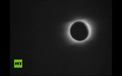 VIDEO: Presentan la primera filmación de un eclipse solar, realizada hace 119 años