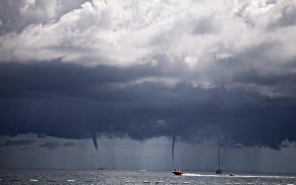 VIDEO: Graban un imponente tornado de agua en la ciudad rusa de Sochi