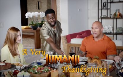 !Happy Thanksgiving! from The Cast of Jumanji: The Next Level