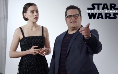 Josh Gad Tries To Get Daisy Ridley To Reveal STAR WARS Secrets Very Funny!!!