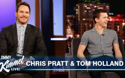 Tom Holland (Spider-Man) Surprises Chris Pratt Very Funny!!!