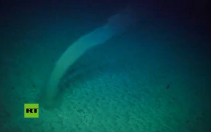 VIDEO: Graban un extraño tornado submarino frente a las costas de Australia