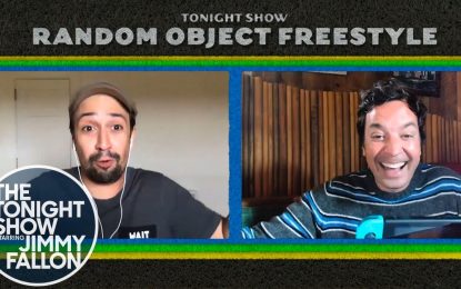The Tonight Show with Jimmy Fallon Random Object Freestyle With Lin-Manuel Miranda